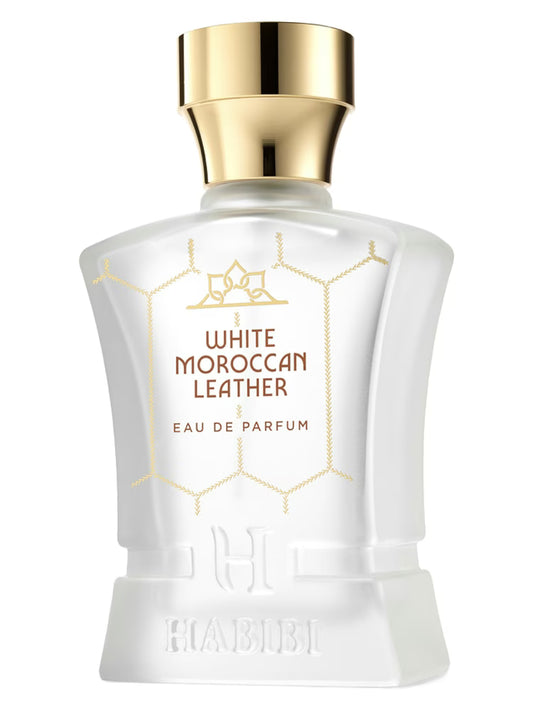 Habibi New York White Moroccan Leather
